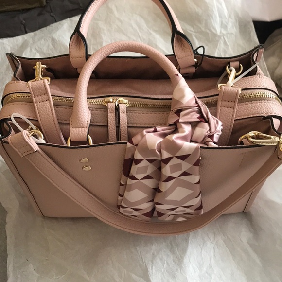 Steve Madden Satchel with scarf detail - Picture 2 of 7